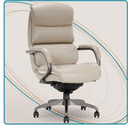 La-Z-Boy Aberdeen Bonded Leather Executive Chair, Beige
