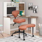 Meditation Chair | Relaxing Chair with Wheels | Height Adjustable Seat with Lumbar Support | for Adults Fidget and Yoga, Pose Improvement