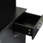 70.87" 6-Door Modern Kitchen Pantry Cabinet Combo with Drawer&Shelf for Dining Room Kitchen Living Room, Black