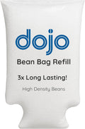 Dojo Bean Bag Refill 100L – 3X Long Lasting – High-Density Polystyrene Beads for Bean Bags, Loungers, Pool Floats, Pillows, and Crafts
