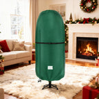 Christmas Tree Cover - 420D Waterproof Oxford Cloth Storage Bag for 4-6 FT Christmas Trees, Metal Zipper & Adjustable Straps (66" H x 50" W)