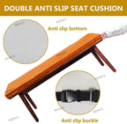 Bench Cushions Indoor/Outdoor Furniture, Corduroy Bench Seat Pad Replacement Cushions 1/2/3 Seater Chair Pads,Washable Removable, for Garden,Patio, Dining Room Benches(Beige Gray,180x40x5cm)