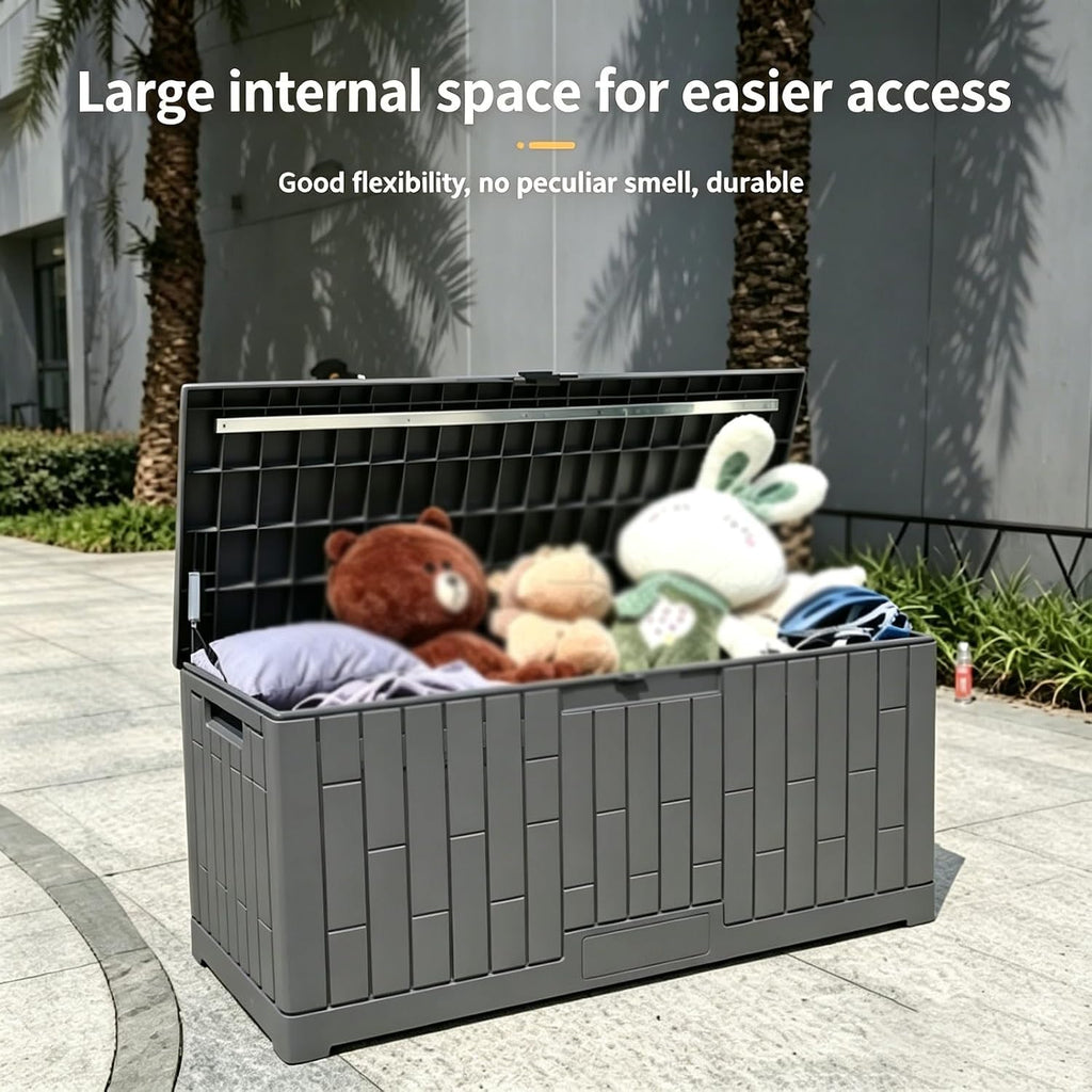 Package Delivery Boxes For Outside, Outdoor Storage Box With Lock Slot, Features Extra-large Storage Space, Deck Boxes Outdoor Waterproof, for A Wide Range Of Applications(X-Large)