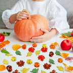 100PCS Acrylic Leaves Mini Pumpkins Acorns Maple Leaves Acrylic Fall Decorations, Thanksgiving Table Scatter Fall Vase Filler Gems for DIY Crafts, Home Decoration, Thanksgiving and Autumn Decor