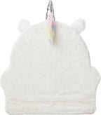 Amazon Basics Children's Plush Toddler Chair for Bedroom, Easy to Clean, Unicorn, Medium, Multicolor