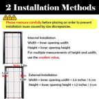 Lockable Foldable Sliding Door with Frame, Customizable Aluminum Accordion Doors, Easy to Install Foldabing Privacy Room Divider for Office/Restaurants