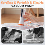 Vacuum Storage Bags for Travel & Home with Rechargeable Cordless Air Pump, Space Saver Compression Bags for Luggage & Suitcase, Fast Vacuum Seal for Clothes, Bedding, Seasonal Storage, 10 Combo Set