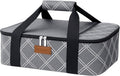 Casserole Carrier Bag, Single Insulated Food Bag, Hot Cold Lasagna Holder Tote for Picnic, Potluck or Travel, Lightweight Picnic Bag