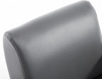 Qaba Kids Sofa Rocking Chair with Side Pocket, PU Leather Toddler Armchair for Children Grey