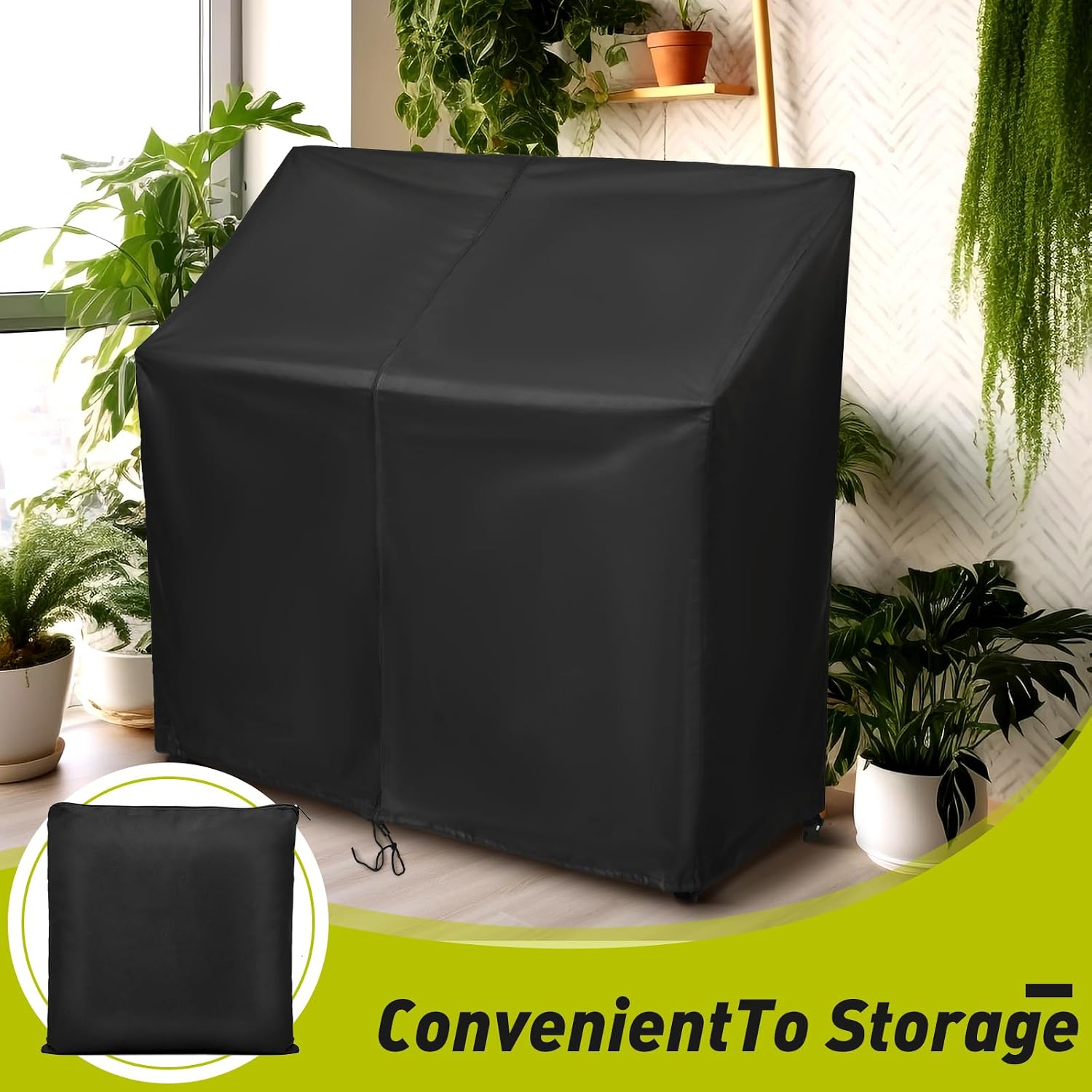 Waterproof Potting Bench Cover for Outdoor Garden Tables, Universal Size for Planting Workbench 600D Oxford Cloth