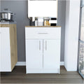 Pantry Cabinet, One Drawer, One Double Door Cabinet with Two Shelves,for Kitchen