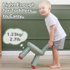 KidBloom Toddler Chair, Plastic Kids Dinosaur Chair, Anti-Slip Toddler Chairs for Table with Dinosaur Backrest, Multi Use Chairs for Kids 1–3, Green