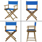 STAY GENT 2 Set Replacement Cover Canvas for Directors Chair, 20cm X 52cm + 52cm X 41cm Blue
