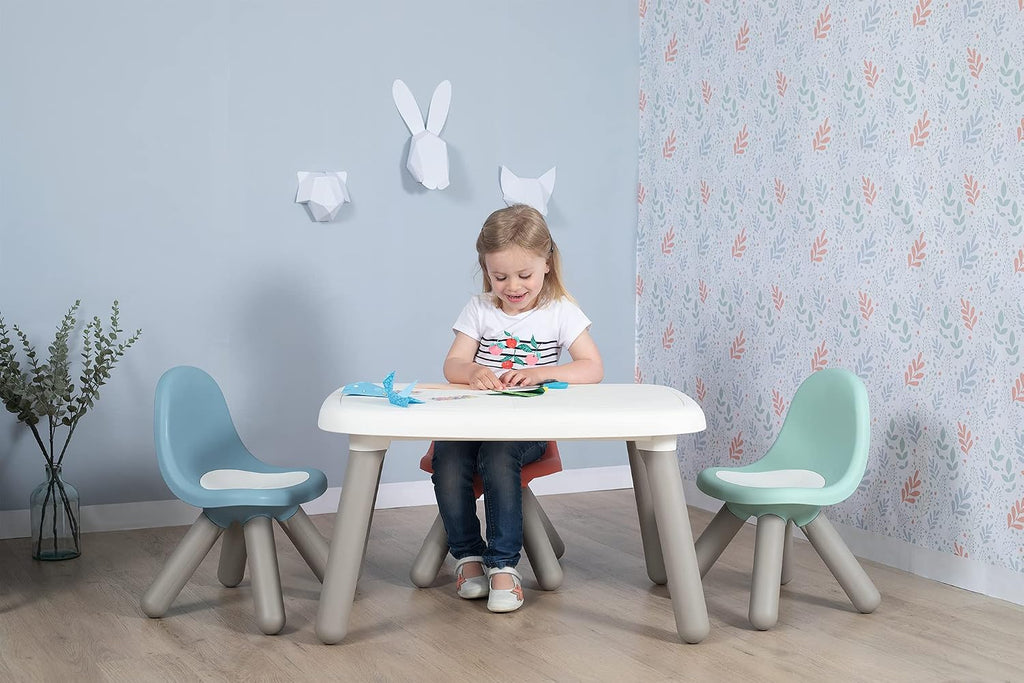 Smoby - Kid Table - Furniture for Children - from 18 Months - Indoor and Outdoor - White - 880405