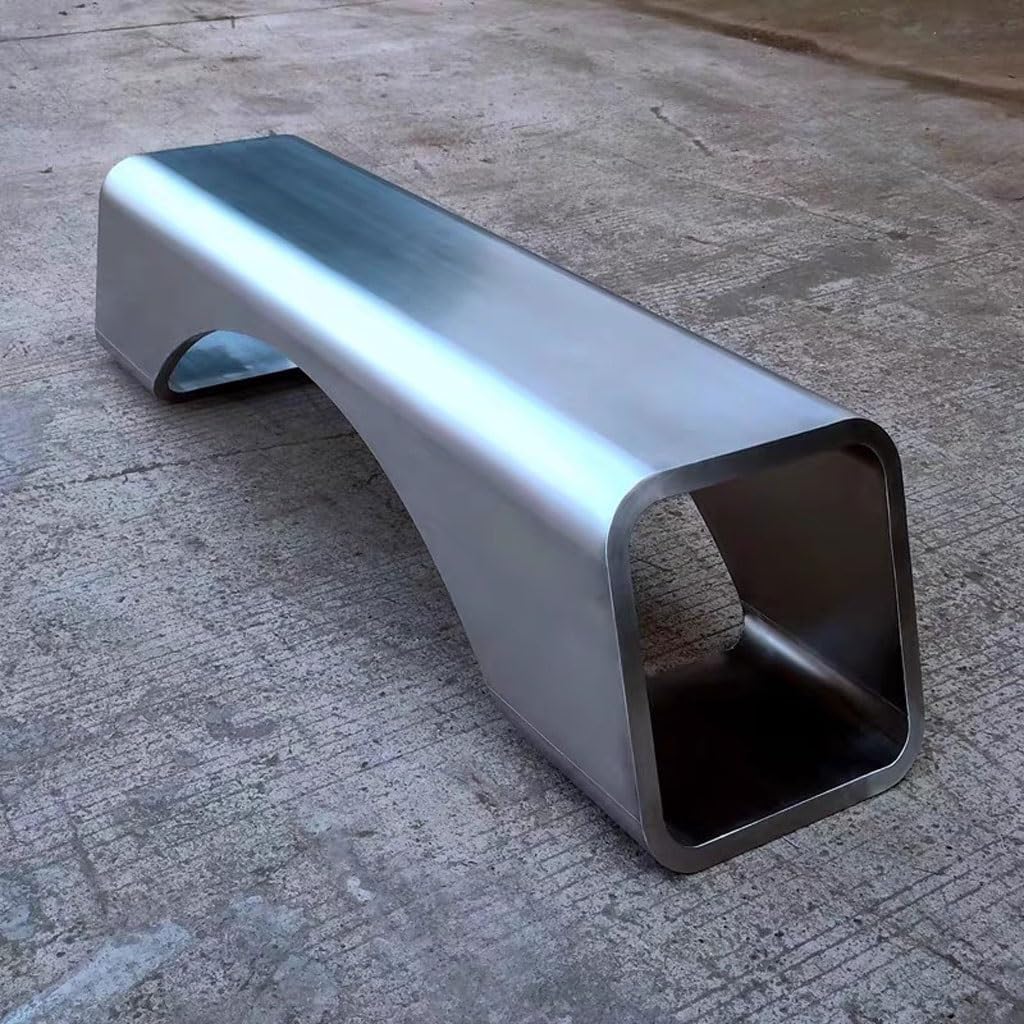 Patio Benches for Outdoors Park Chairs, Outdoor Benches, Square Leisure, Stainless Steel Creative, Landscape, Shopping Mall Waiting Garden Benches for Outdoors
