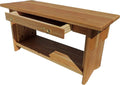Meditation Bench ~ 14" Tall Personal Altar Table by EarthBench: RED Oak (28" by 11" by 14" Tall)