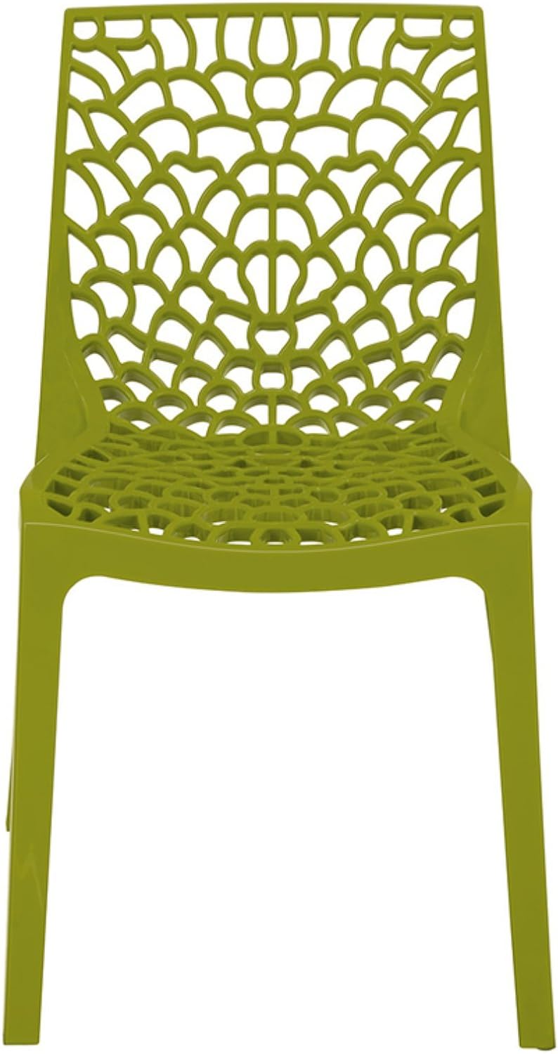 Grandsoleil Upon Gruvyer PP Chair (Set of 2), Anise Green