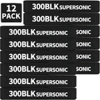 12 Pack Miaozhun 300 BLK Supersonic Magazine Marking Bands .300 Blackout Supersonic Magazine Caliber Identification