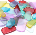 SUREAM Colorful Bulk Sea Glass, 13oz Sea Glass Christmas Tree Kit, Glass Stones for Beach Wedding Party Home Aquarium Decor and DIY Art Craft Supplies