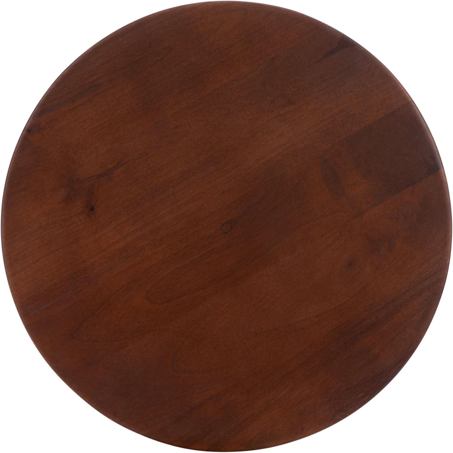 SAFAVIEH Home Collection - Ignacio Walnut Solid Wood Accent Table, Sculptural Modern Side Table, Fully Assembled (ACC3263A)