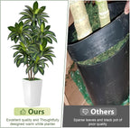 Artificial Dracaena Tree 5FT Tall, Faux Dracaena Tree Indoor, Fake Yucca Plant Potted, Tropical Floor Plant with Lifelike Leaves for Home Office Living Room Indoor Outdoor Decor