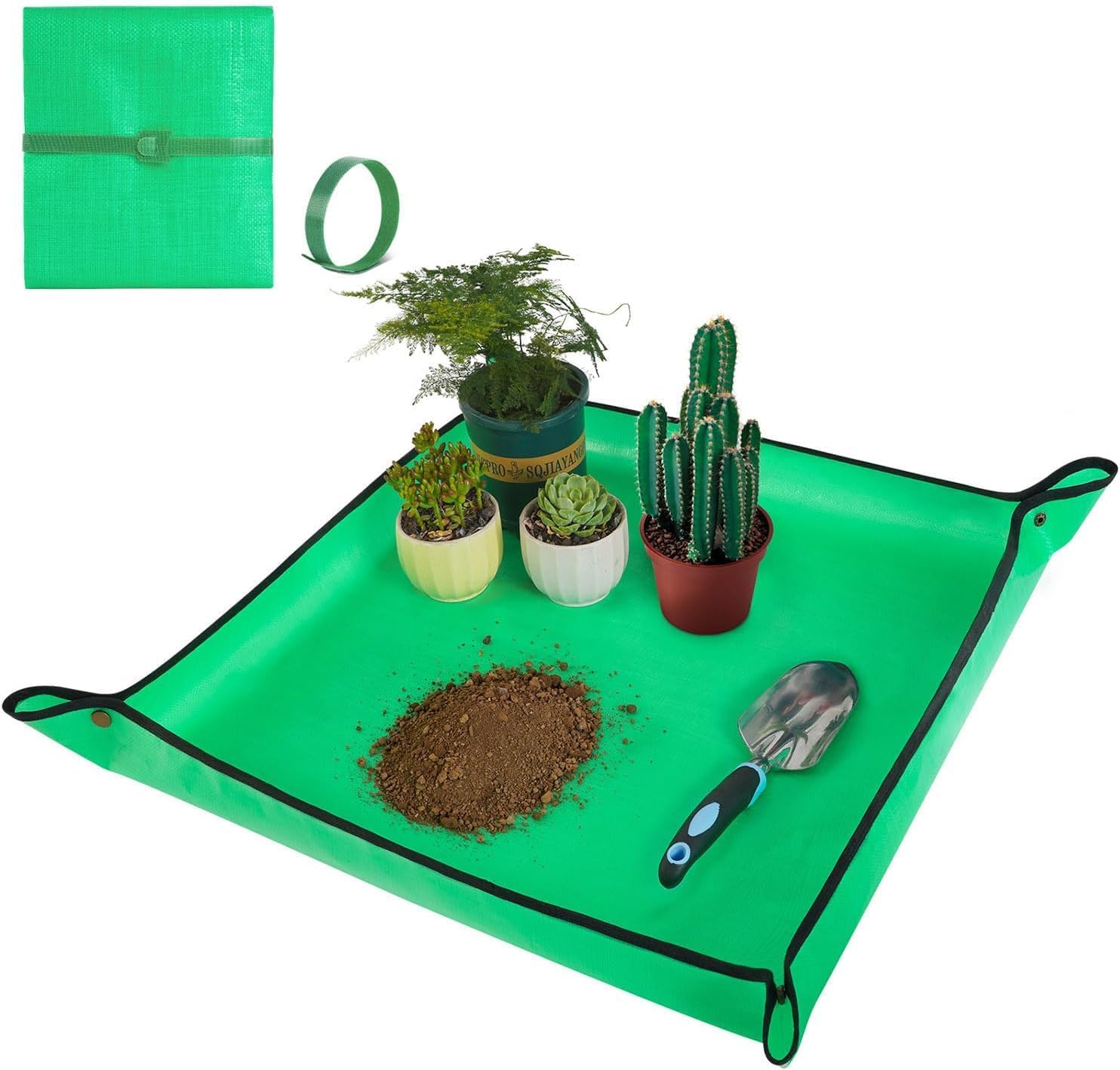 Waterproof Repotting Mat for Indoor Plants - Foldable Potting Mat for Mess-Free Planting Soil Change - Essential Gardening Tools for Plant Lovers