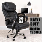Heavy Duty 500LBs Office Chair Tilt Control Mechanism Replacement Parts, Office Chair Swivel Tilt Base W/6" x 10.2" Mounting Holes - Black
