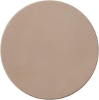 Bloomingville Round Enameled Metal Plant Stand or Martini Table, Cream
