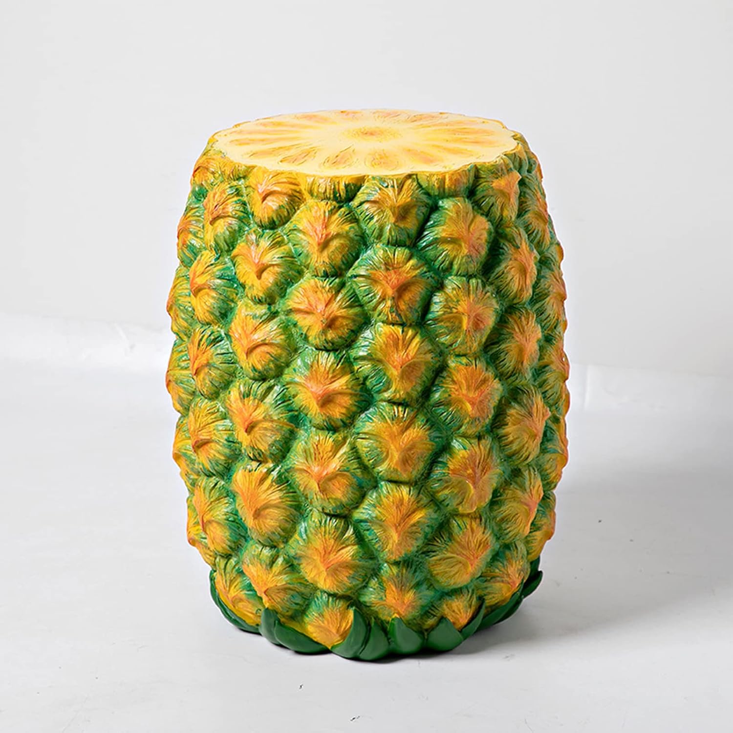 Simulated Food Resin Stool, Soft Retro Decorative Low Shoe Changing Stool for Daily Use, Multifunctional Footstool for Girls (Fruit)