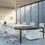 Sweetcrispy Office Computer Desk Chair, Ergonomic Mid-Back Mesh Rolling Work Swivel Task Chairs with Wheels, Comfortable Lumbar Support, Comfy Flip-up Arms for Home, Bedroom, Study, Student, Gray