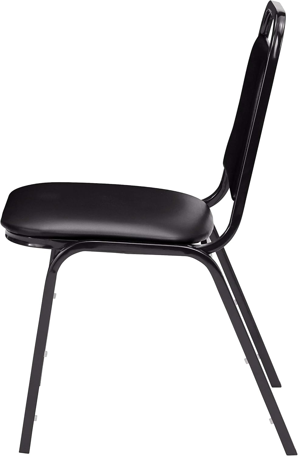 OEF Furnishings OEF9110-B/4 Banquet Chairs Premium Commercial Seating (4 Pack, Vinyl, Black, Black Frame)