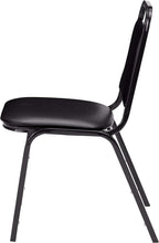 OEF Furnishings OEF9110-B/4 Banquet Chairs Premium Commercial Seating (4 Pack, Vinyl, Black, Black Frame)
