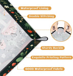 Pardick Repotting Mat for Indoor Plant 26"x26" Flowers Mushrooms Soil Change Mat Waterproof Planting Tray Colorful Mushrooms Foldable Succulent Potting Mat Gardening Gifts for Women Men Plant Lovers