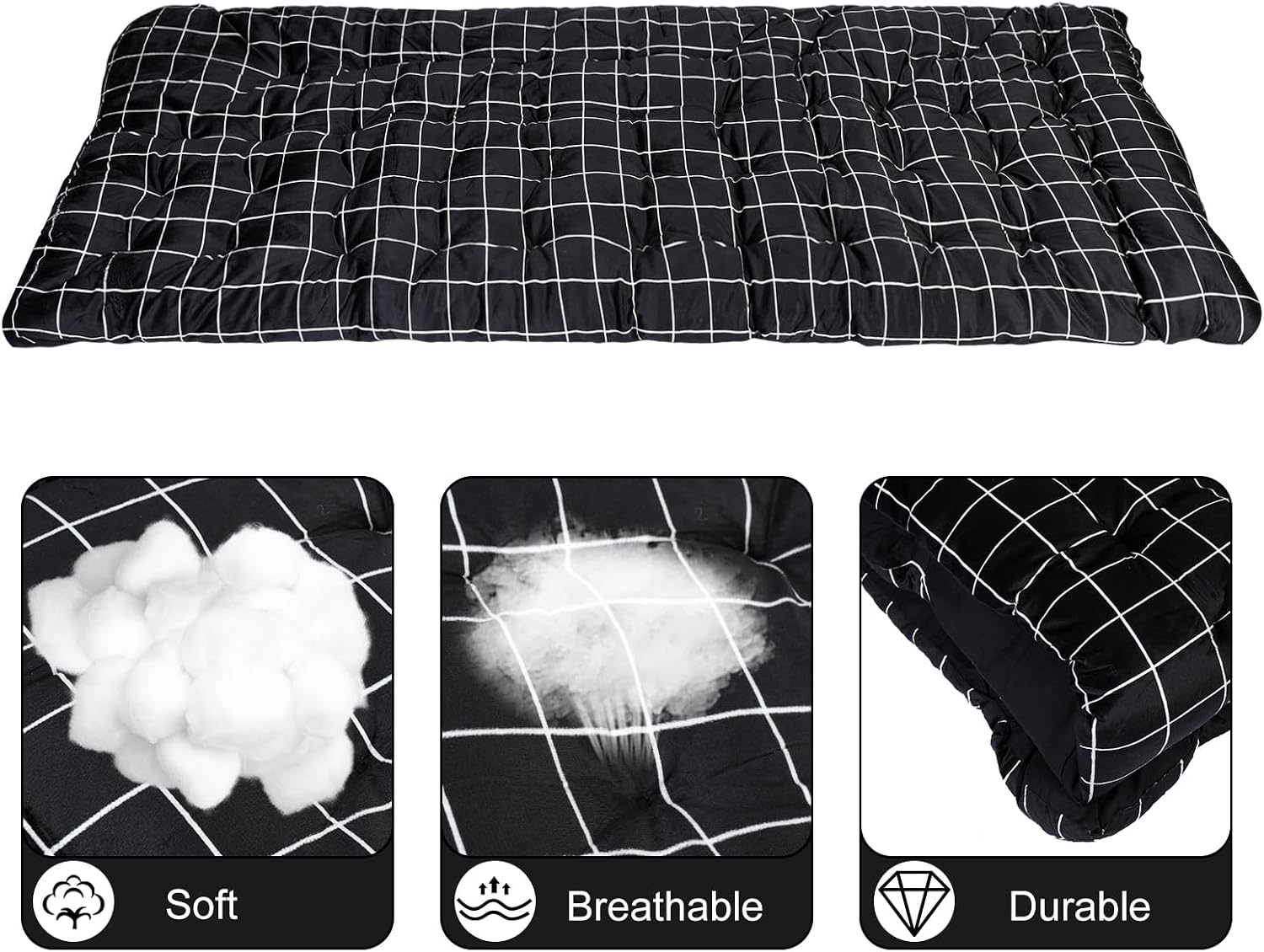 Chaise Lounge Chair | Outdoor Tanning Chair with Pillow[4 Positions] | Heavy Duty Portable Lounge Chairs | Patio Chaise Lounger Camping Cot for Outdoor Sunbathing Patio Pool Lawn Deck Poolside Black
