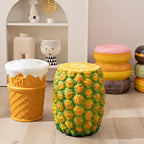 Headerbs Simulated Food Stool, Food Shoe Changing Stool Fun Comfortable for Home (Type C 3.7in)