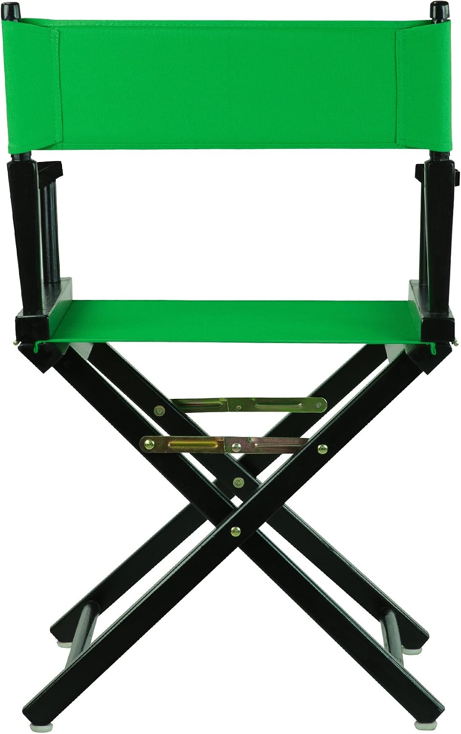 Casual Home Director's Chair ,Black Frame/Green Canvas,18" - Classic Height
