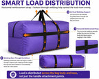 DoYiKe Extra Large Storage Duffle Bag with Zippers and Handles, Big Foldable Duffle Bag for Travel