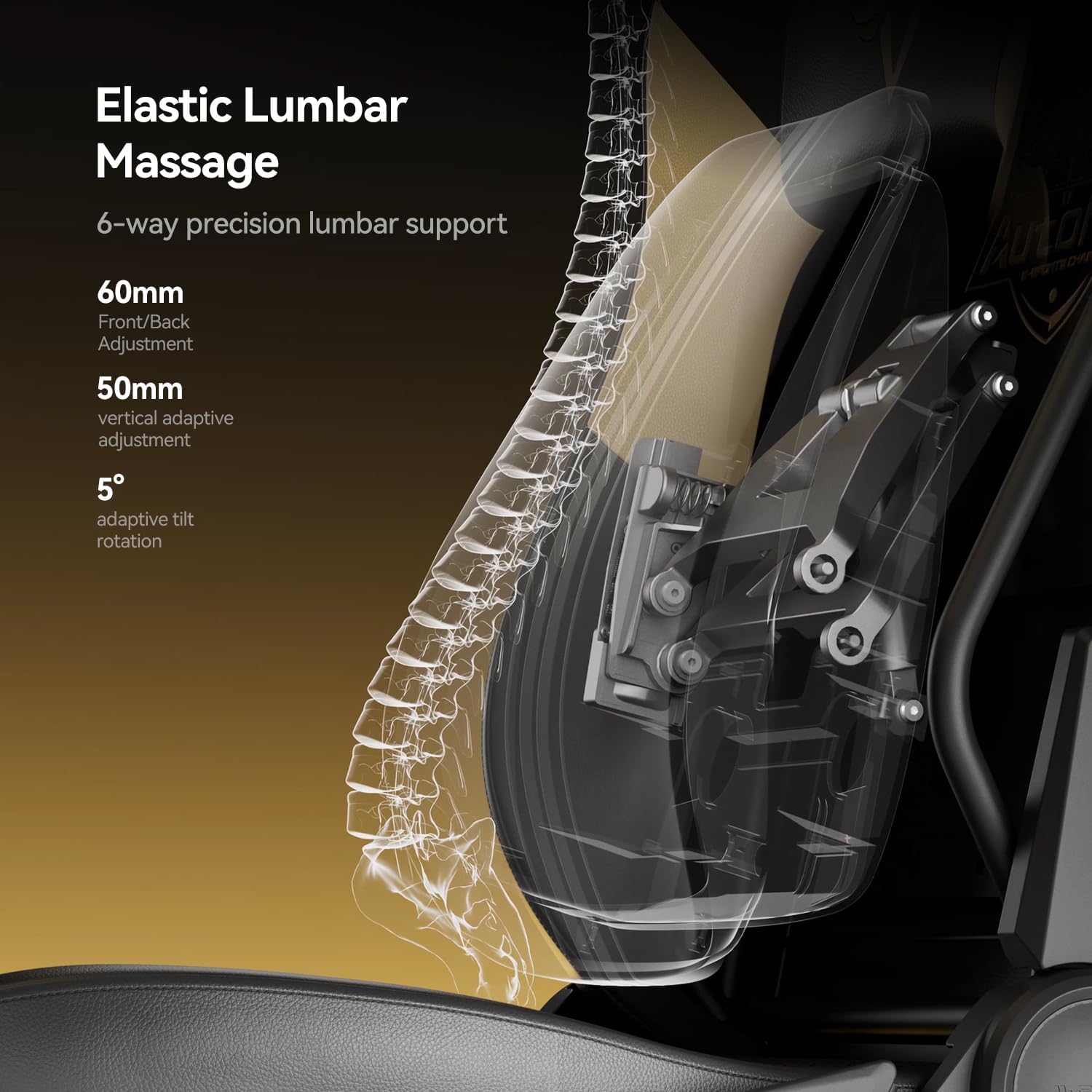 M6 Ultra+ 2.0 Gaming Chair – World First with Shiatsu Massage | 720° Mechanical Armrests, Dynamic Lumbar Support, Adjustable Headrest | Ventilated & Heated