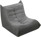 Bean Bag Chairs for Adults, Memory Foam Couch Sofa Chair,One-piece Foam Padding,Cozy Corduroy Material Bean Bag Chair,Bean Bag Sofa for Reading in Bedroom Living Room and Dorms,Gray