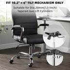 Besitu 500Lbs Office Chair Replacement Parts, w/ 6'' x 10.2" Mounting Holes Chair Base Heavy Duty Plate Swivel Tilt Control Seat Mechanism for Executive and Gaming Chairs