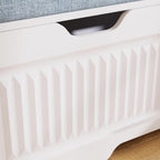 L-Shaped Storage Bench, Corner Bench with Storage,Kitchen Breakfast Nook Bench, with Large Hidden Storage Space,Suitable for Dining Nook,Kitchen Corner and Entryway (White-01)