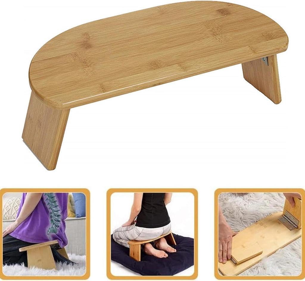 Compacts Meditations Benches Multifunctional Kneeling Wood Benches for Home or Outdoor Use