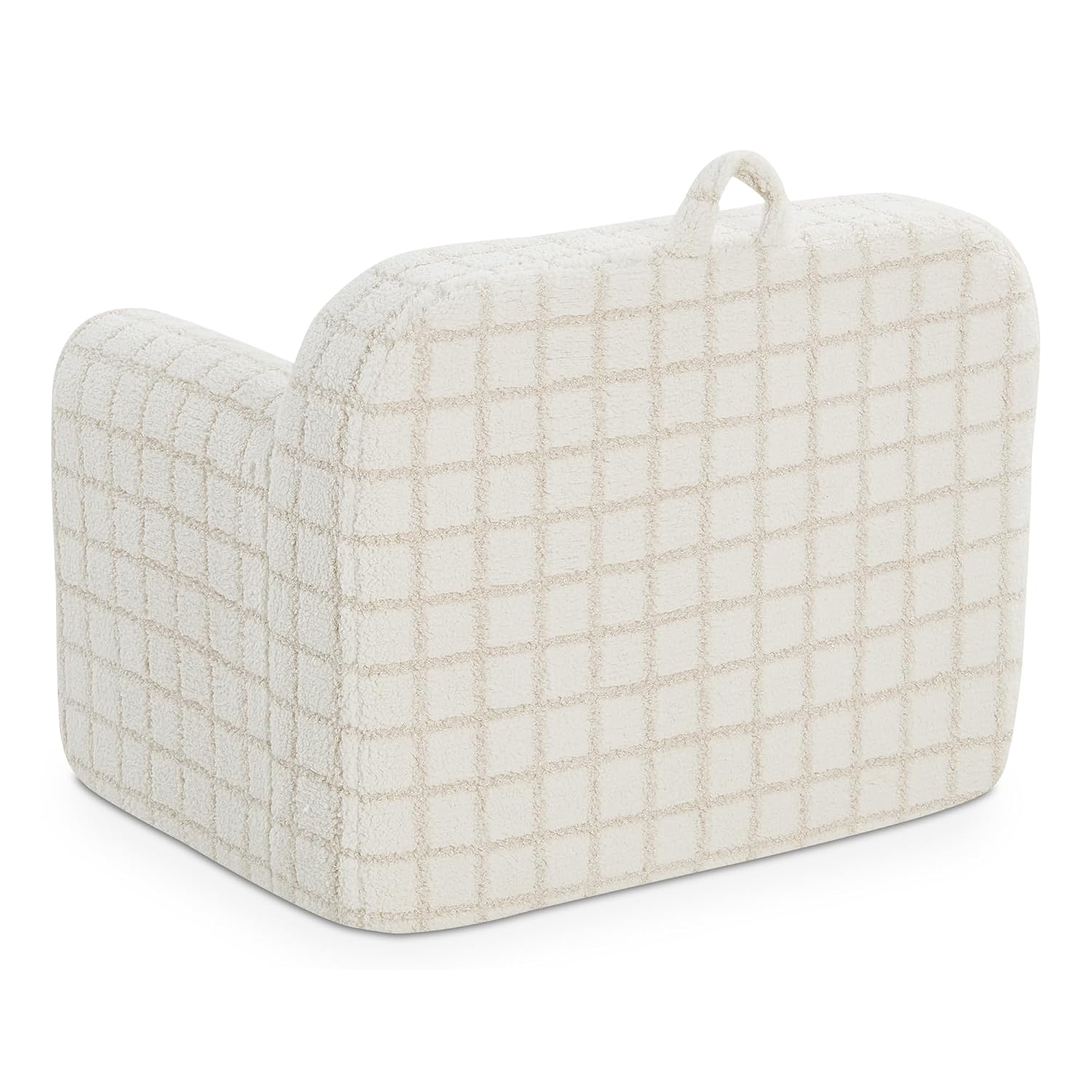 Delta Children Checkered Cozee Chair, Cream
