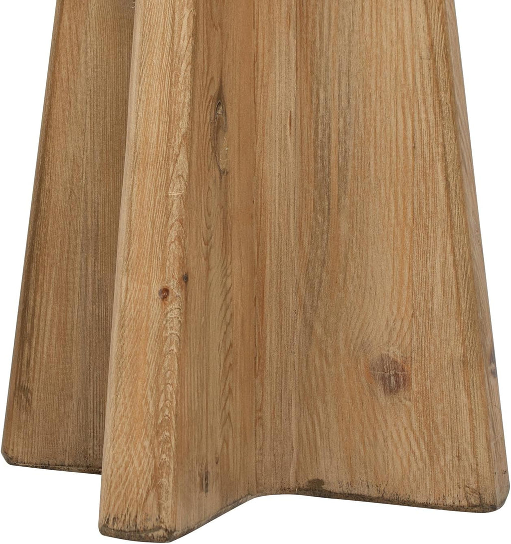 Jennifer Taylor Home Clarence 20" Reclaimed Pine Rectangular End Table, Antique Natural Brown Reclaimed Pine Wood
