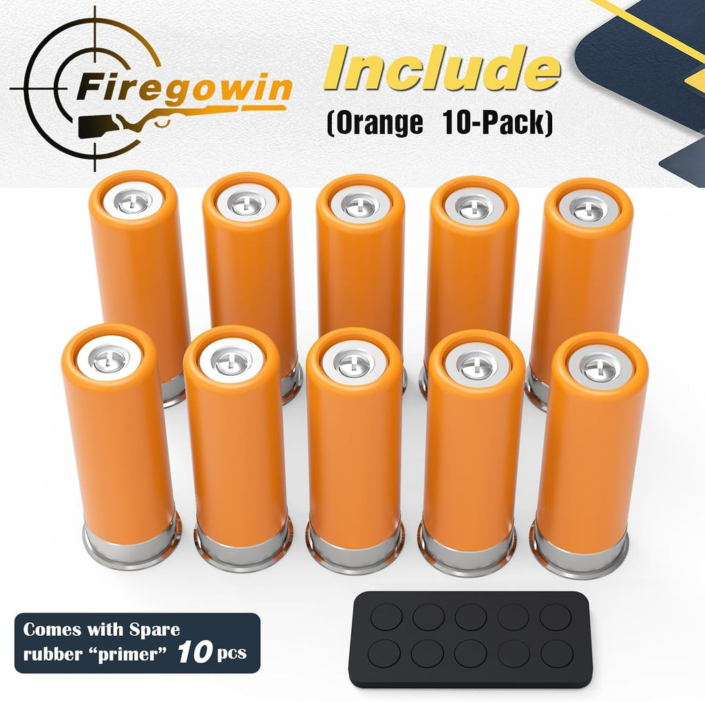 Pro Dummy Rounds Snap Caps-Reusable 9mm&12GA&50&45&380ACP Training Rounds for Safe Dry Fire Practice, Durable with Secure Primer Design, Multiple Color Options