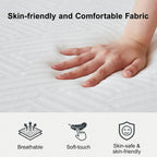 8 Inch Twin Mattress, Memory Foam Twin Size Bed Mattress in a Box, Soft and Comfortable, Pressure Relief, Medium Firm, CertiPUR-US Certified, Fiberglass Free