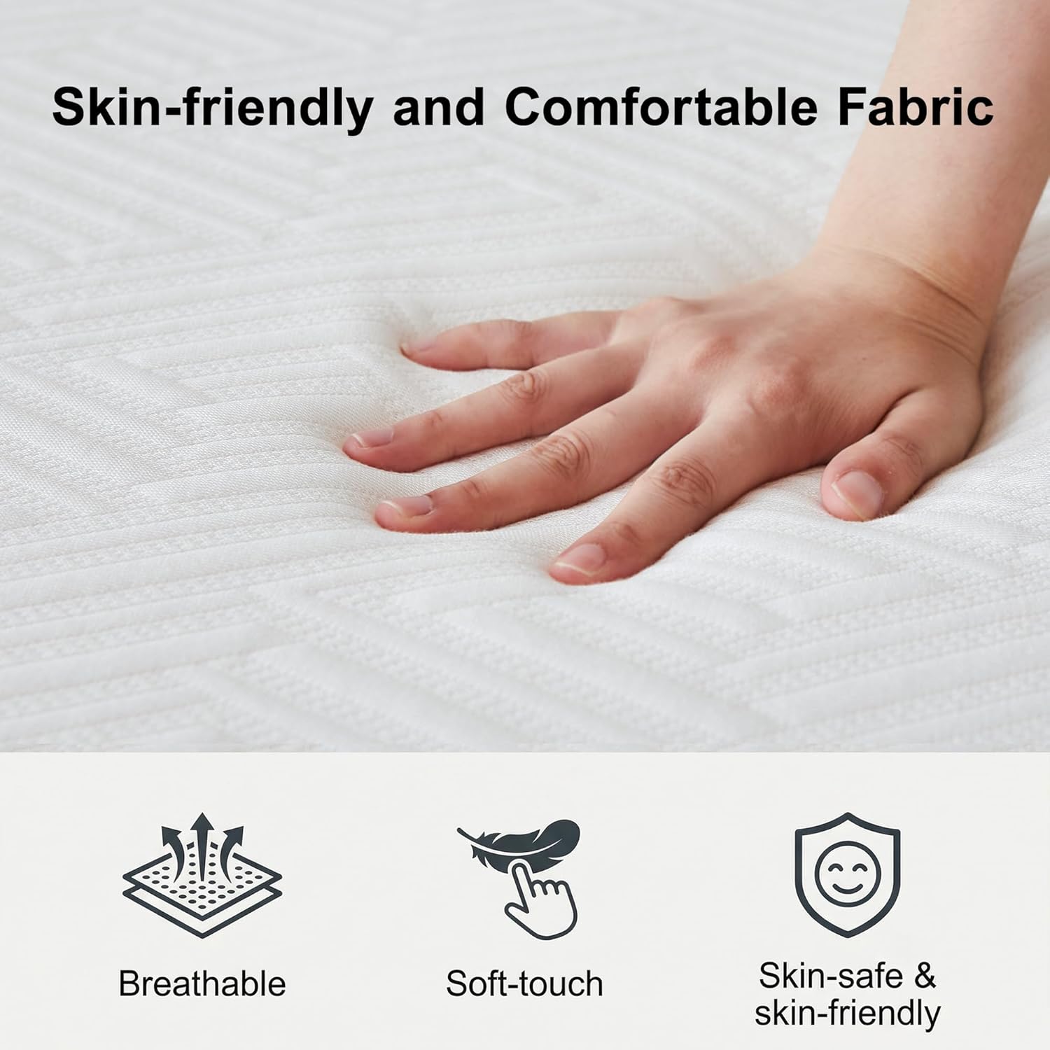 8 Inch Twin Mattress, Memory Foam Twin Size Bed Mattress in a Box, Soft and Comfortable, Pressure Relief, Medium Firm, CertiPUR-US Certified, Fiberglass Free