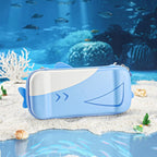 GeekShare Portable Carrying Case Compatible with Switch 2 (2025), Hard Storage Bag with 12 Game Card Slots, Cute Travel Case for Switch 2 Console and Accessories, Shark