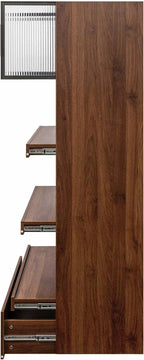 Pantry Cabinet with Doors, 71” Tall Kitchen Pantry Cabinet with Drawers & Microwave Shelf, Kitchen Hutch with Pull-Out Storage Shelves for Dining Room