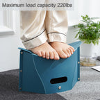 Mini Portable Folding Stool, Foldable Camping Hiking Stool, 2 in 1 Lightweight Travel Chair Storage Basket for Children & Adults for Travel Gathering BBQ Subway Backpacking Fishing